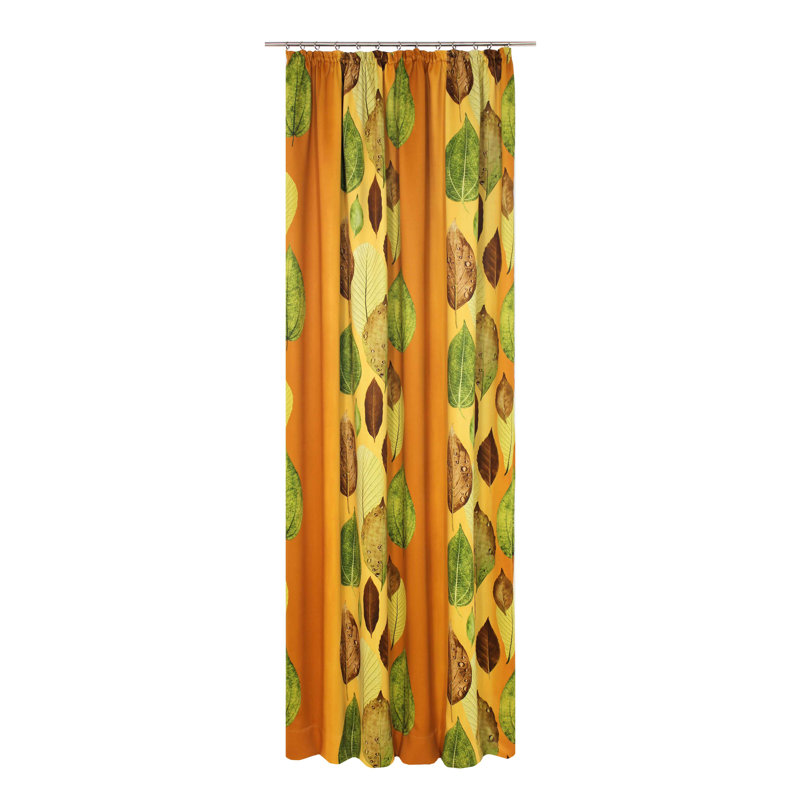 Ravae Blackout Single Curtain Panel, 220cm H x 145cm W, Terra