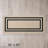 Double Border Machine Tufted Performance Natural Twist/Black Rug-1334612458