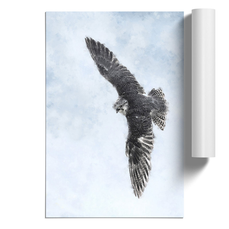 Bird Of Prey - No Frame Painting, 30cm H x 21cm W x 0.1cm D