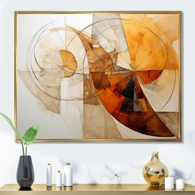 Gajala Earthly Tones II Framed On Canvas Print