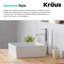 Ceramic Square Vessel Bathroom Sink with Faucet-3955126