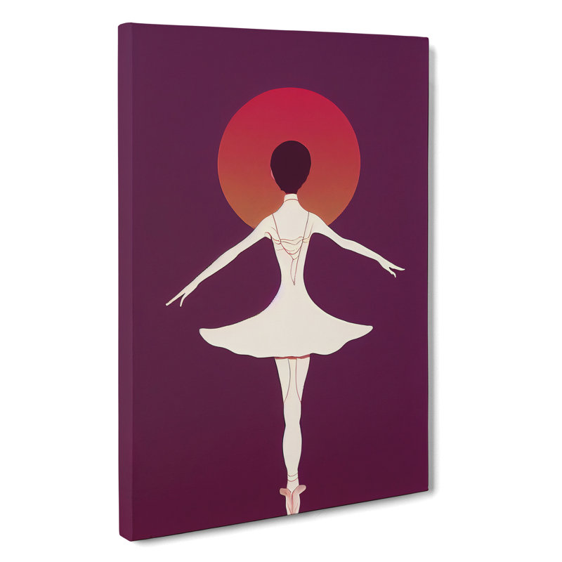 Solo Ballerina - Wrapped Canvas, 50cm H x 35cm W x 3cm D