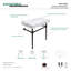 Lavabo console en laiton 36 pouces avec pieds en acier inoxydable Kingston Kingston Imperial (8 pouces, 3 trous)-12624314