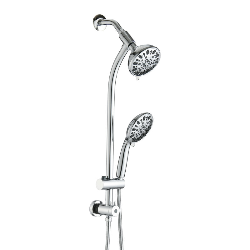 Rain Dual Shower Head 1.8 GPM GPM, Chrome
