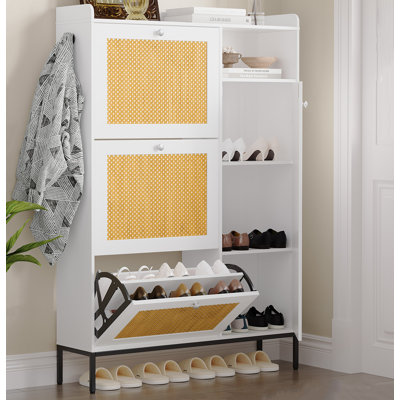28 Pair Shoe Storage Cabinet