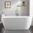68 " x 31 " Freestanding Soaking Acrylic Bathtub
