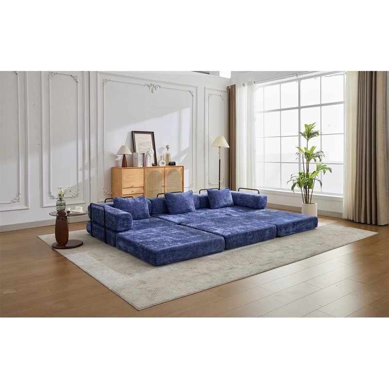 Compression Sofa, Dark Blue