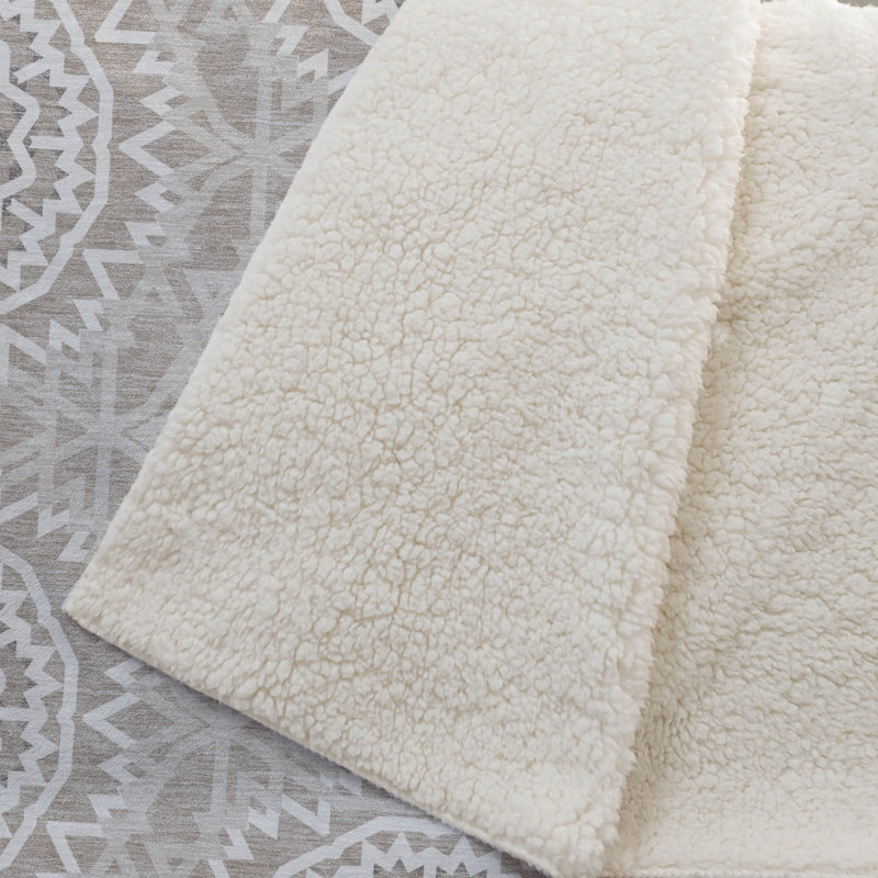 Jeté Sherpa ASB619, Taupe