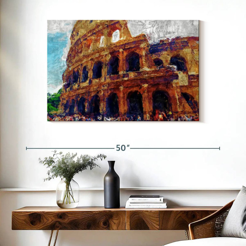 Nicci Rome Colosseum, 26" H x 39" W