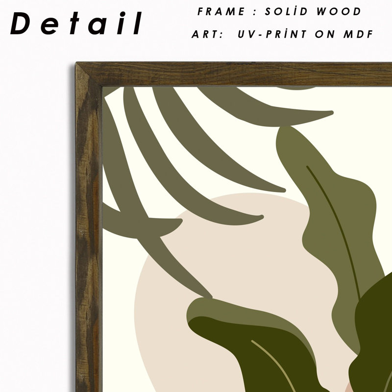 Elegant Decorative Framed MDF Painting Set (3 Pieces), 19.7 x 27.6 inches | 100% MDF with UV Printing, Solid Wood Frame (Thickness: 1.4 inches) | Perfect for Living Room or Office Décor, Eye-Catching Artwork