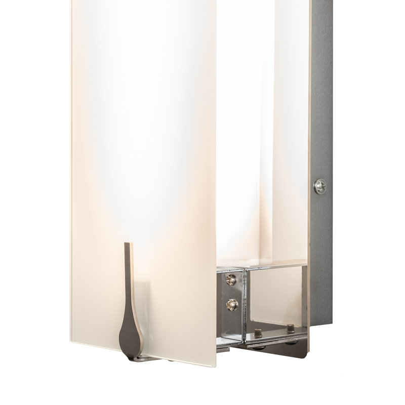 Akranes LED Flush Mounted Sconce, Chrome