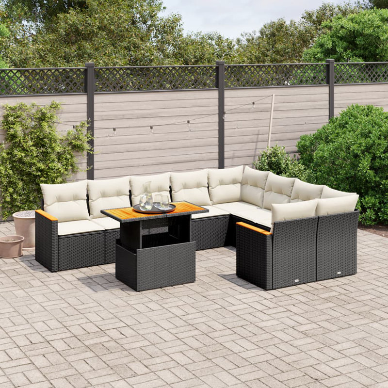 Vidaxl Garden Sofa SetWith  Cushions