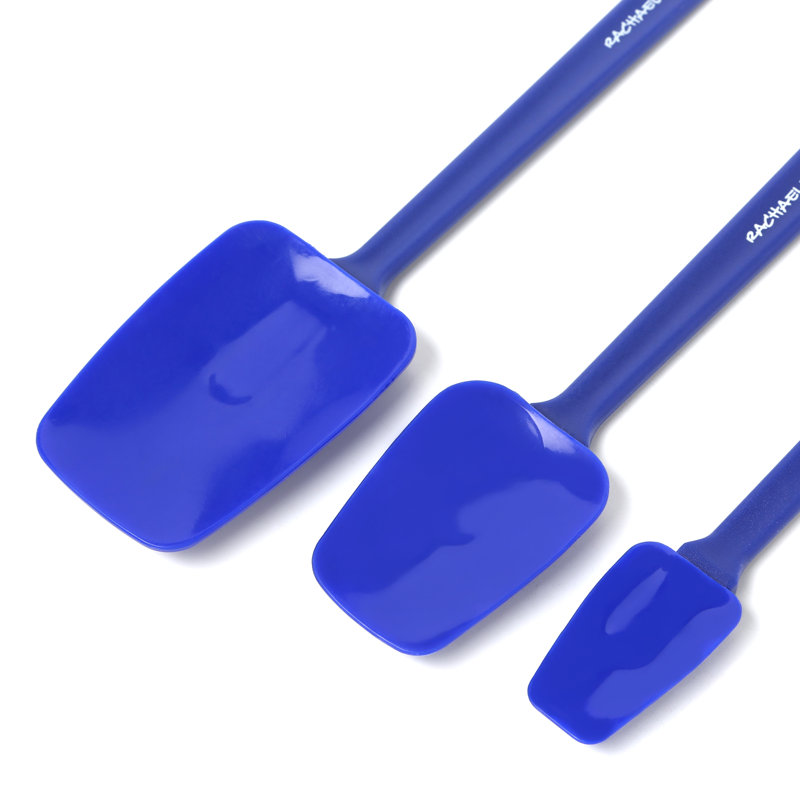 Rachael Ray 3-Piece Tools and Gadgets Spoonula Set, Blue