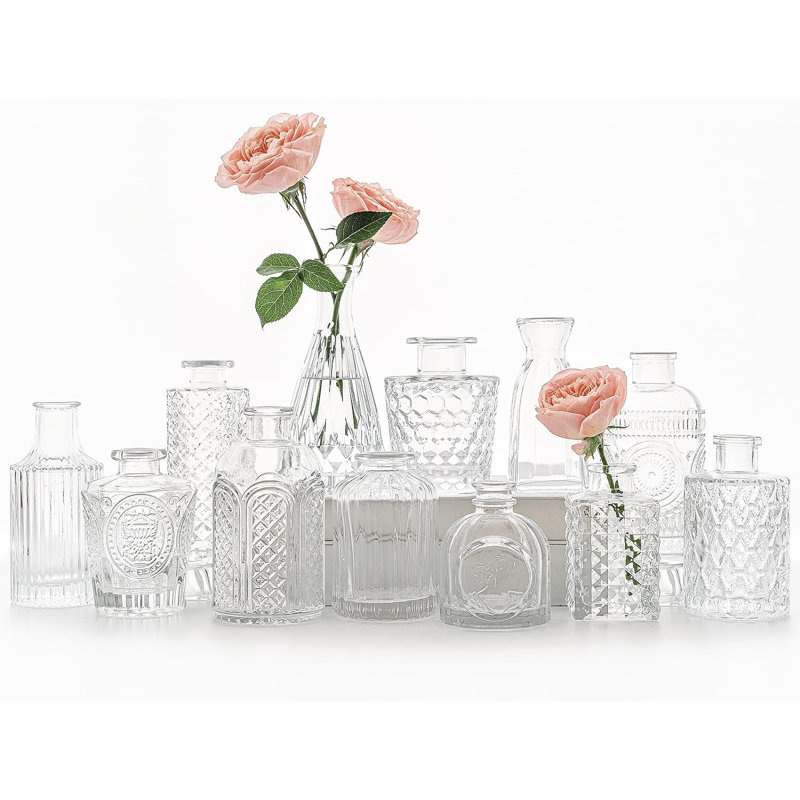 Dopkins Glass Table Vase, Clear