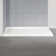 OVE Decors 72" x 36" Rectangle Shower Base Pan, White Acrylic, Hidden Side Drain, Reversible Design