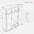 Modern Hall Tree With Bench And 3 Hooks, 4 Doors, 1 Drawer, Adjustable Shelves And Black Handles-1201635485