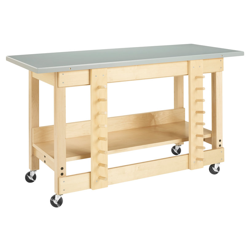 60'' W Metal Top Workbench, Included