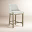 Tabouret de comptoir rembourré Shiner Daigle-110870327