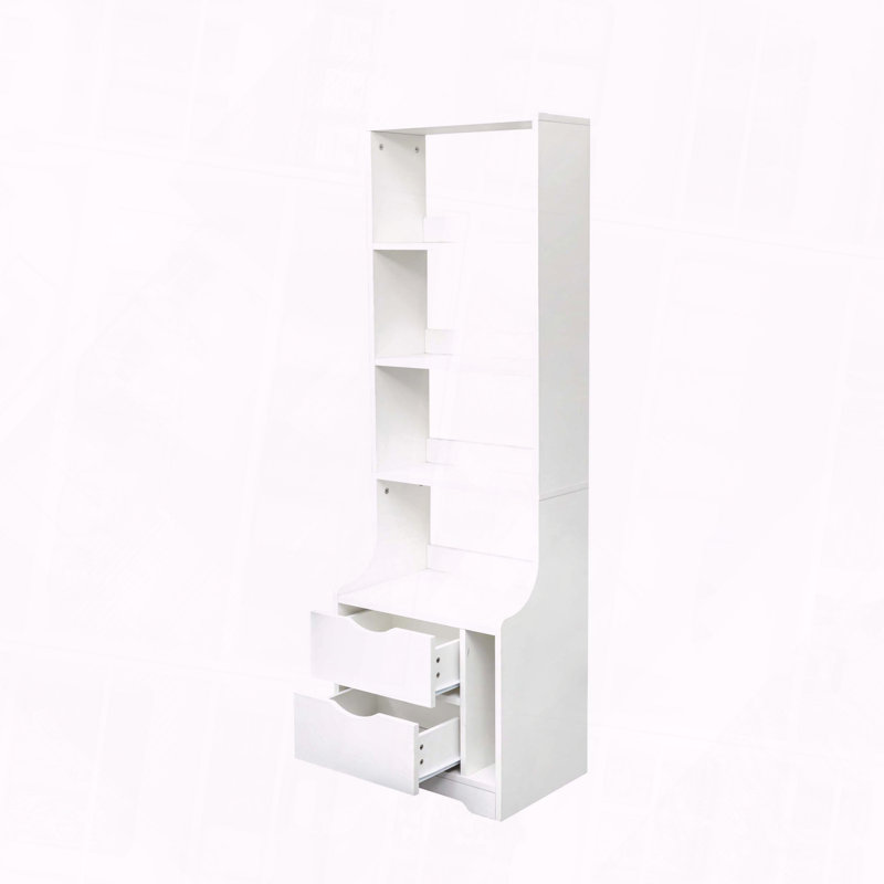 Table de chevet avec rangement pour la nuit, Blanc