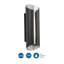 Evett Cylinder Outdoor Aluminum LED Wall Light-706599096