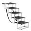 Escalier pour chien pour voiture à 5 marches pliables pour chien en aluminium pouvant supporter jusqu'à 150 lb