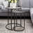 Byson Glass Top Nesting Tables