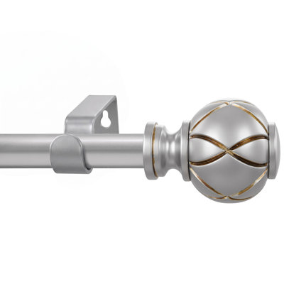 Adjustable Single Curtain Rod