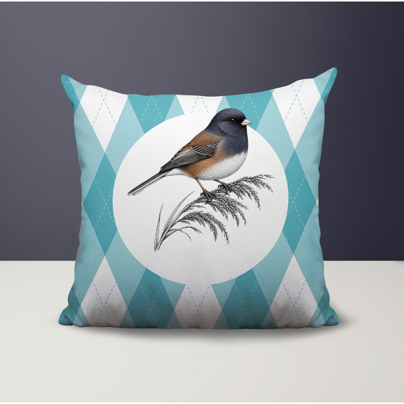 Coussin intérieur / extérieur Junco, 18 x 18, Sarcelle
