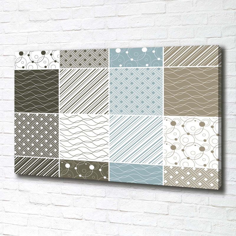 Geometric Patterns - Wrapped Canvas Print