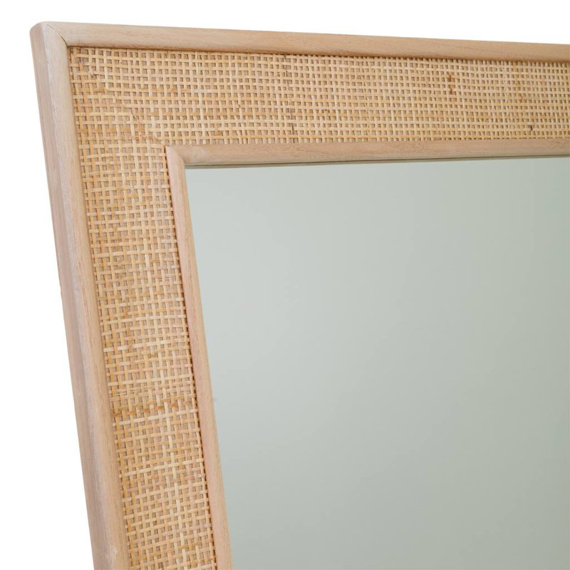 Sissinnguaq Wood Flat Wall Mirror