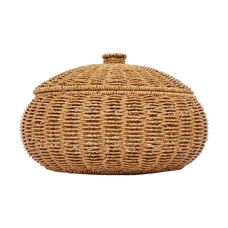 Storage Basket With Lid