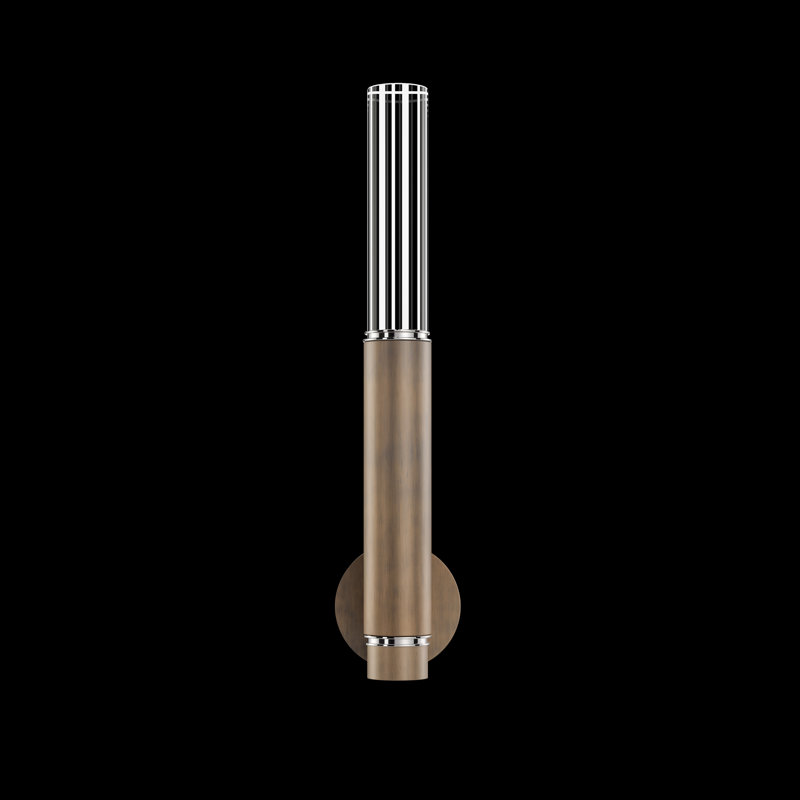 LED Wallchiere, Bronze/Nickel
