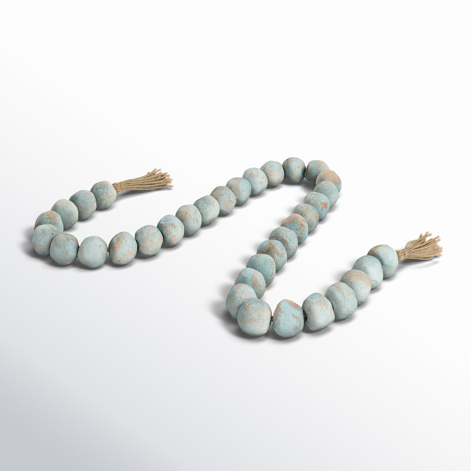 Alaray 62'' in. Garland, Teal