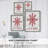 Let It Snow Snowflake Framed Print - Solid Wood