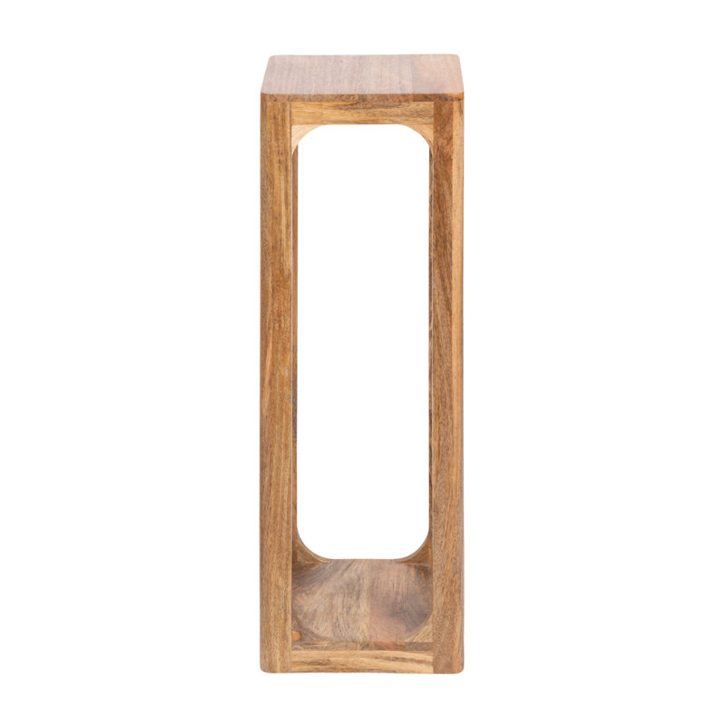 Dahl Mango Wood Square Tea Table, Natural