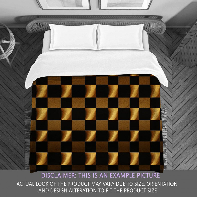 Polyester Checkered Comforter, Queen Comforter