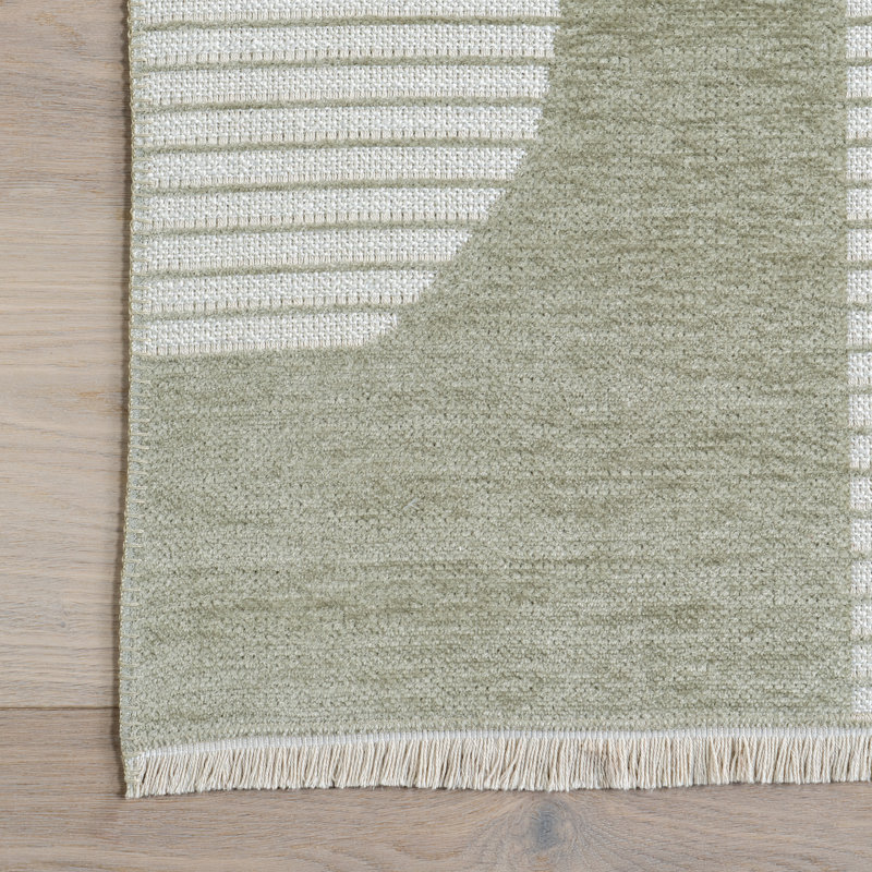 Modern Abstract Reversible Machine Washable Area Rug, Rectangle 7'10" x 10'