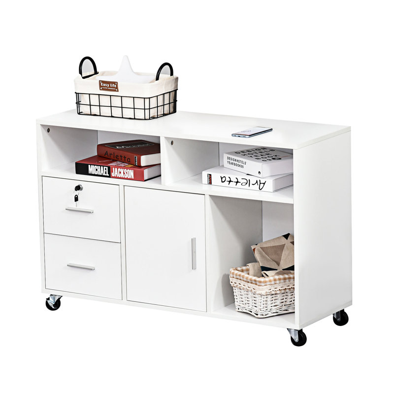 Organisateur de bureau mobile avec roulettes