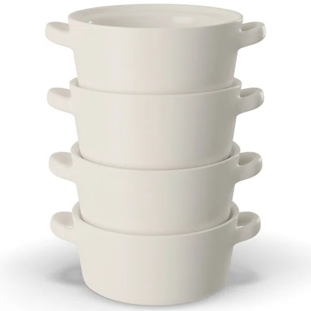 kook Soup Crocks, Ceramic Stackable Bowls, Set of 4 & Reviews | Wayfair