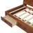 Versatile Wooden Daybed with Multiple Functionalities for Relaxation and Organization