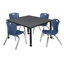 Ensemble de table de salle à manger et de chaises Kee-93832729-73412833-93832723