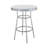 Round Metal Base Dining Table-128910038