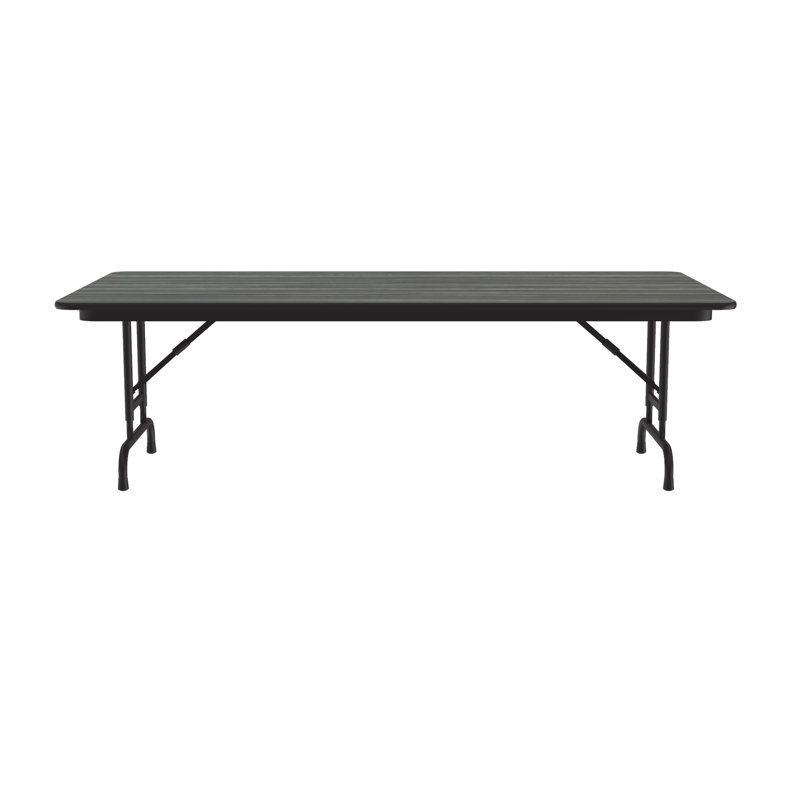 Table pliante rectangulaire réglable, Granite, 32" H x 48" L x 24" D