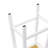 48Inch Large Kitchen Island With 2 Bar Stools, Power Outlet, Door Internal Storage Rack, Kitchen Storage Cart On 5 Wheels With Drop Leaf, 5 Open Side Racks, 2 Drawers,For Kitchen,Dining Room,White-157701614
