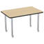 Table rectangulaire d'activité rectangulaire avec pieds réglables-49447499-99105924-99105923