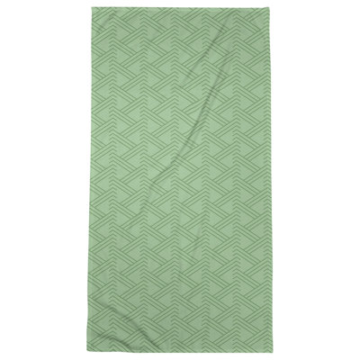 Serviette de bain zigzag classique