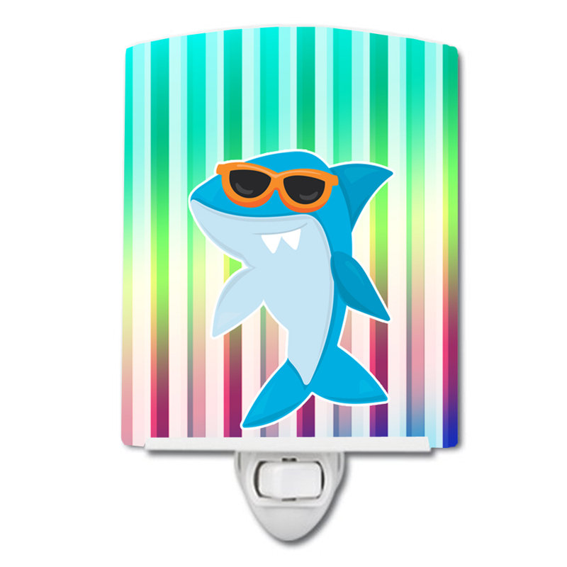 Cool Kat Shark Ceramic Night Light