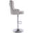 Markfrancis Swivel Upholstered Adjustable Height Counter Stool with Metal Frame-849847992