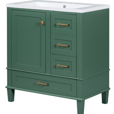 Meuble-lavabo simple 18,09 po avec comptoir d'évier