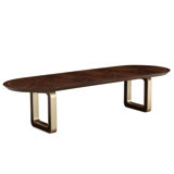 Houston Oval Dining Table - Walnut